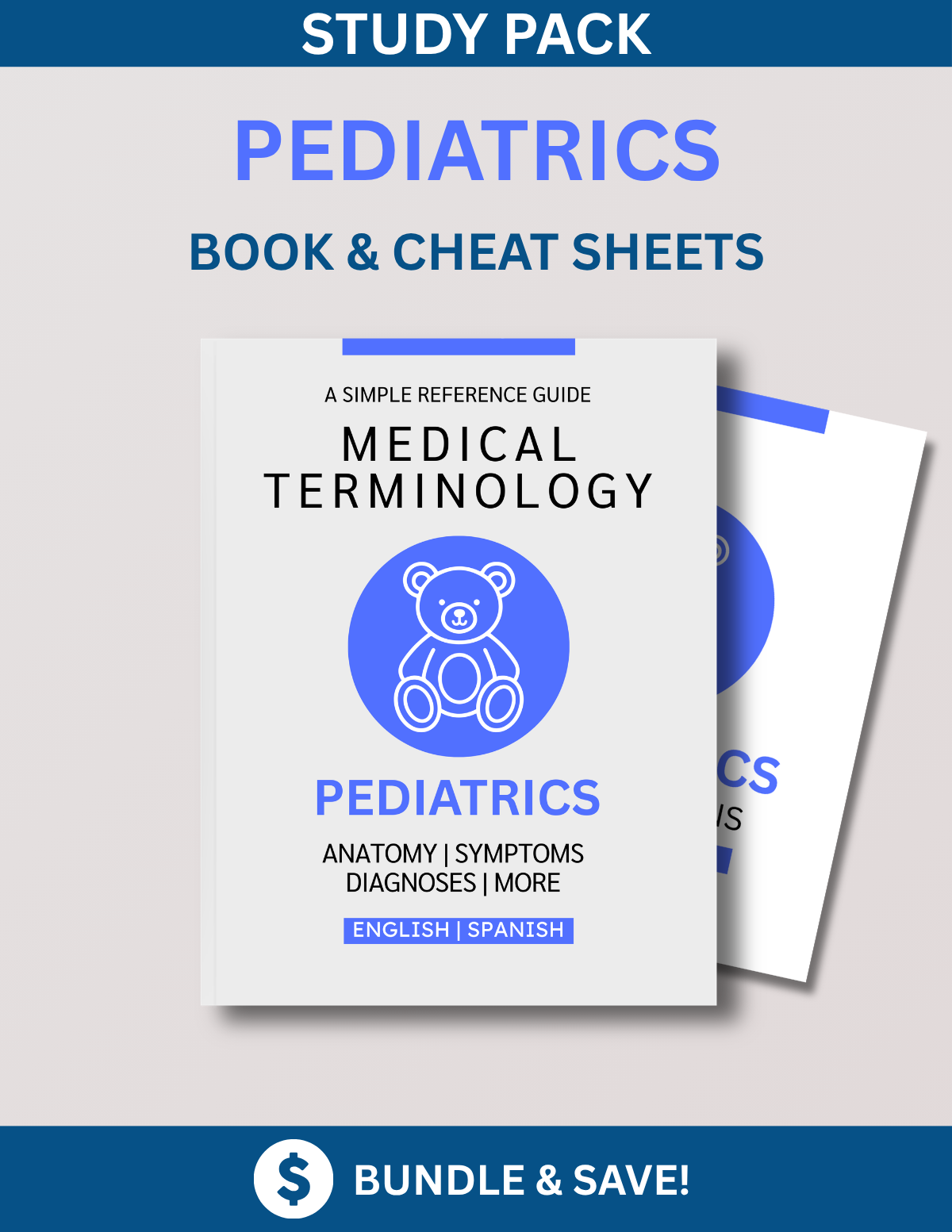 Pediatrics Study Bundle: Reference Guide & Abbreviations Cheat Sheets