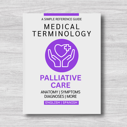 Palliative Care Medical Terminology: A Simple Reference Guide (English & Spanish)