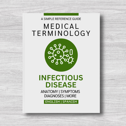 Infectious Disease Medical Terminology: A Simple Reference Guide (English & Spanish)