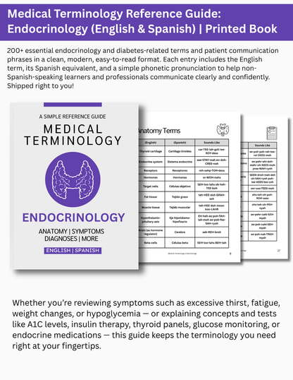 Endocrinology Study Bundle: Reference Guide, Cheat Sheets & Quiz