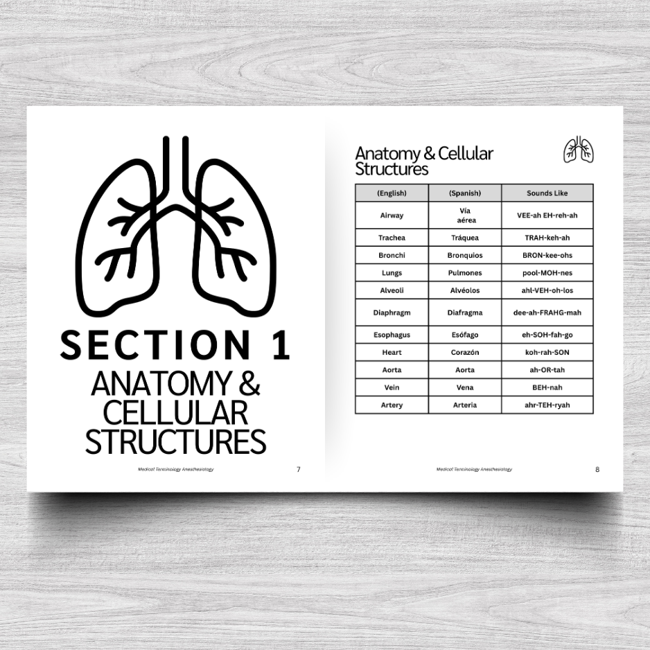 Anesthesiology Medical Terminology: A Simple Reference Guide