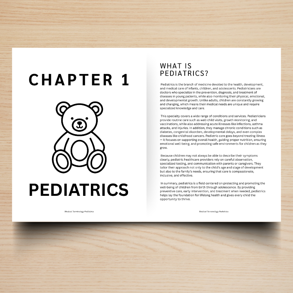 Pediatrics & Family Health Medical Terminology Guide (English & Spanish): The Complete Series Guide | Volume 5