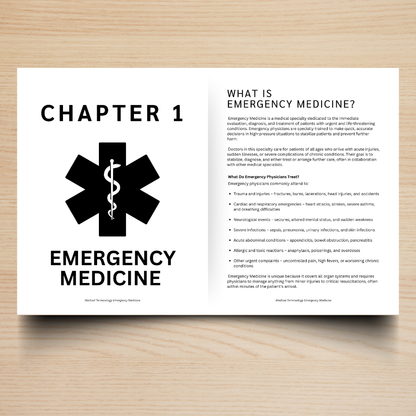 Emergency & Critical Care Medical Terminology Guide (English & Spanish): The Complete Series Guide | Volume 1