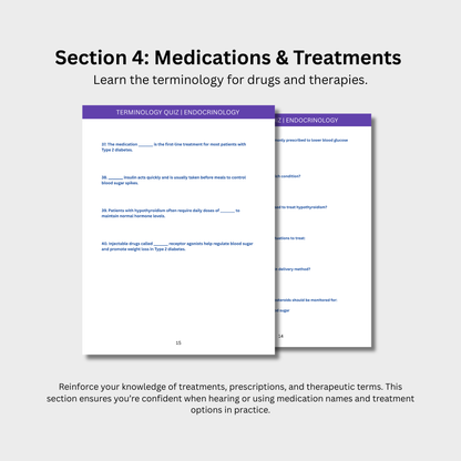 Endocrinology Terminology Quiz (Digital Download)