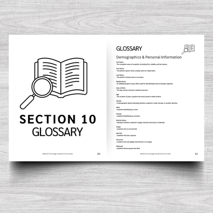 Scheduler & Front Desk Medical Terminology: A Simple Reference Guide (English & Spanish)