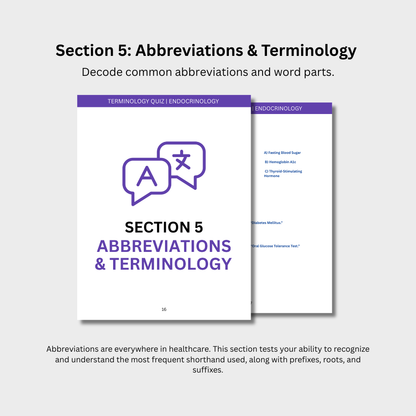 Endocrinology Terminology Quiz (Digital Download)