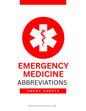 Emergency Medicine Medical Abbreviations Cheat Sheets (Digital Download)