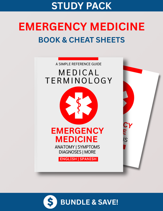 Emergency Medicine Study Bundle: Reference Guide & Abbreviations Cheat Sheets