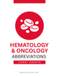 Hematology Oncology Medical Abbreviations Cheat Sheet (Digital Download)