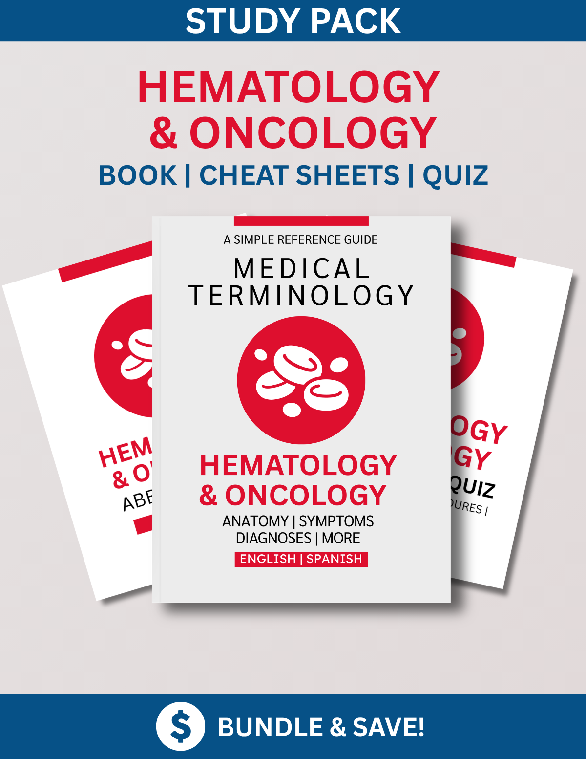 Hematology & Oncology Study Bundle: Reference Guide, Cheat Sheets & Quiz
