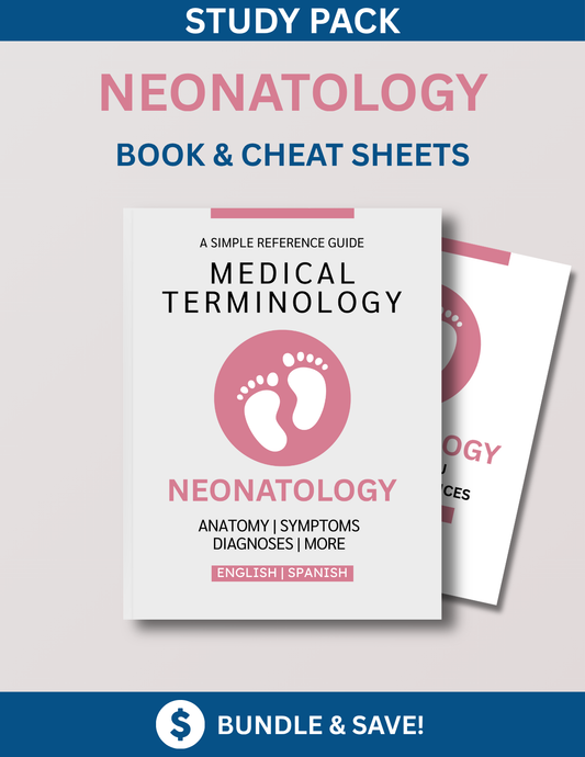 Neonatology Study Bundle: Reference Guide & NICU Equipment Cheat Sheets