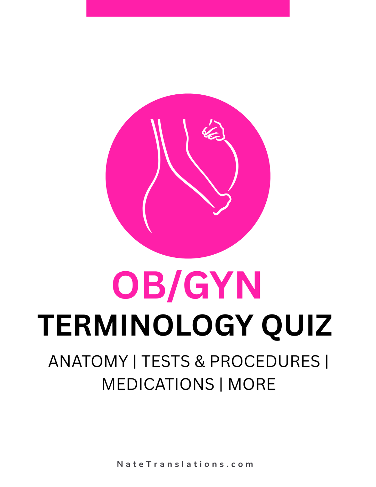 OB-GYN Terminology Quiz (Digital Download)