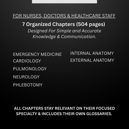 Emergency & Critical Care Medical Terminology Guide (English & Spanish): The Complete Series Guide | Volume 1