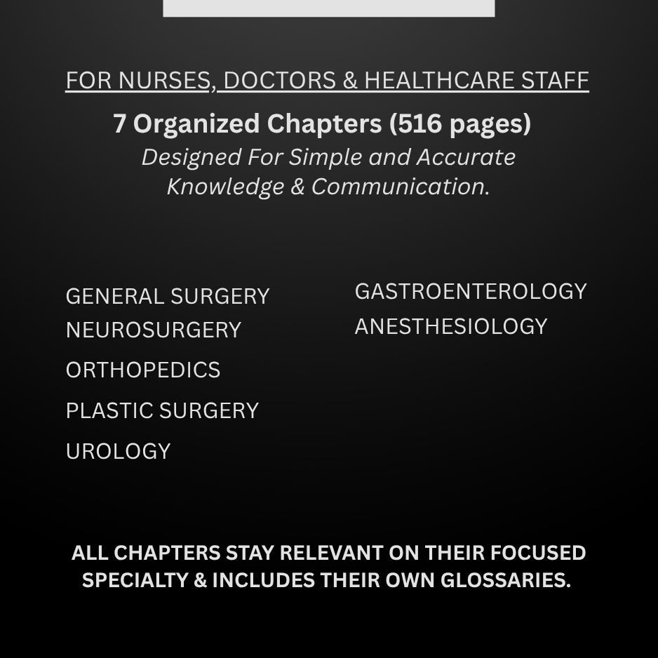 Surgical Specialties Medical Terminology Guide (English & Spanish): The Complete Series Guide | Volume 2