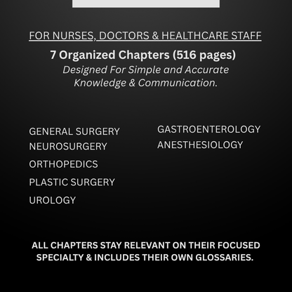 Surgical Specialties Medical Terminology Guide (English & Spanish): The Complete Series Guide | Volume 2