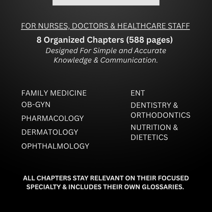 Primary Care & Women’s Care Medical Terminology Guide (English & Spanish): The Complete Series Guide | Volume 4